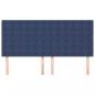 Preview: Kopfteile 4 Stk. Blau 90x5x78/88 cm Stoff