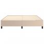 Preview: Boxspringbett Matratze Cappuccino-Braun 180x200 cm Kunstleder