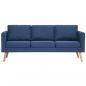 Preview: 3-Sitzer-Sofa Stoff Blau