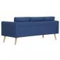 Preview: 3-Sitzer-Sofa Stoff Blau