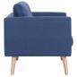 Preview: 3-Sitzer-Sofa Stoff Blau