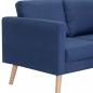 Preview: 3-Sitzer-Sofa Stoff Blau