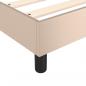 Preview: Bettgestell Cappuccino-Braun 90x200 cm Kunstleder