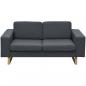 Preview: 2-Sitzer und 3-Sitzer Sofa Set Dunkelgrau