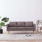 Preview: ARDEBO.de - 3-Sitzer-Sofa Stoff Taupe