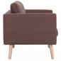 Preview: 2-Sitzer-Sofa Stoff Braun