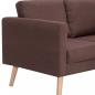 Preview: 2-Sitzer-Sofa Stoff Braun