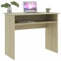 Preview: Schreibtisch Sonoma-Eiche 90x50x74 cm Holzwerkstoff