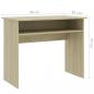 Preview: Schreibtisch Sonoma-Eiche 90x50x74 cm Holzwerkstoff