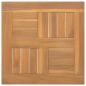 Preview: ARDEBO.de - Tischplatte Quadratisch 40x40x2,5 cm Massivholz Teak