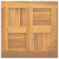 Preview: Tischplatte Quadratisch 40x40x2,5 cm Massivholz Teak