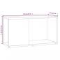 Preview: TV-Schrank Grau Sonoma 60x24x32 cm Holzwerkstoff