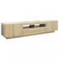 Preview: TV-Schrank mit LED-Leuchten Sonoma-Eiche 180x35x40 cm