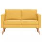 Preview: 2-Sitzer-Sofa Stoff Gelb