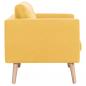 Preview: 2-Sitzer-Sofa Stoff Gelb