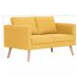 Preview: 2-Sitzer-Sofa Stoff Gelb