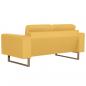 Preview: 2-Sitzer-Sofa Stoff Gelb