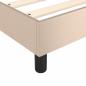 Preview: Bettgestell Cappuccino-Braun 80x200 cm Kunstleder