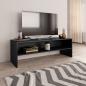 Preview: ARDEBO.de - TV-Schrank Schwarz 120x40x40 cm Holzwerkstoff