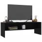 Preview: TV-Schrank Schwarz 120x40x40 cm Holzwerkstoff