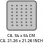 Preview: RIDDER Duscheinlage Antirutschmatte Playa 54×54 cm Weiß 68401