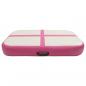 Preview: Aufblasbare Gymnastikmatte mit Pumpe 60x100x15 cm PVC Rosa