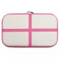 Preview: Aufblasbare Gymnastikmatte mit Pumpe 60x100x15 cm PVC Rosa