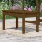 Preview: Gartenbank Honigbraun 80x44x45 cm Massivholz Kiefer