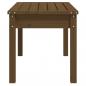 Preview: Gartenbank Honigbraun 80x44x45 cm Massivholz Kiefer