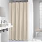 Preview: ARDEBO.de - Sealskin Duschvorhang Granada 180 cm Beige 217001360