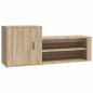 Preview: Schuhschrank Sonoma-Eiche 130x35x54 cm Holzwerkstoff