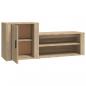 Preview: Schuhschrank Sonoma-Eiche 130x35x54 cm Holzwerkstoff