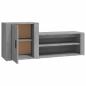 Preview: Schuhschrank Grau Sonoma 130x35x54 cm Holzwerkstoff