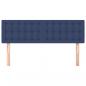 Preview: Kopfteile 2 Stk. Blau 72x5x78/88 cm Stoff