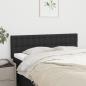 Preview: ARDEBO.de - Kopfteile 2 Stk. Schwarz 72x5x78/88 cm Stoff