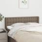 Preview: ARDEBO.de - Kopfteil mit Ohren Taupe 147x16x78/88 cm Stoff