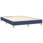 Preview: Boxspringbett mit Matratze & LED Blau 140x190 cm Stoff 