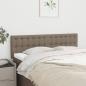 Preview: ARDEBO.de - Kopfteile 2 Stk. Taupe 72x5x78/88 cm Stoff