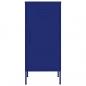 Preview: Lagerschrank Marineblau 42,5x35x101,5 cm Stahl    