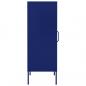 Preview: Lagerschrank Marineblau 42,5x35x101,5 cm Stahl    