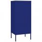 Preview: Lagerschrank Marineblau 42,5x35x101,5 cm Stahl    