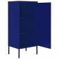 Preview: Lagerschrank Marineblau 42,5x35x101,5 cm Stahl    