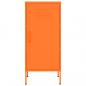 Preview: Lagerschrank Orange 42,5x35x101,5 cm Stahl