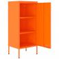 Preview: Lagerschrank Orange 42,5x35x101,5 cm Stahl