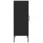 Preview: Lagerschrank Schwarz 42,5x35x101,5 cm Stahl    