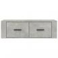 Preview: TV-Wandschrank Betongrau 80x36x25 cm Holzwerkstoff