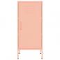 Preview: Lagerschrank Rosa 42,5x35x101,5 cm Stahl