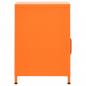 Preview: Nachttische 2 Stk. Orange 35x35x51 cm Stahl