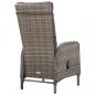 Preview: 3-tlg. Garten-Bistro-Set Poly Rattan Grau