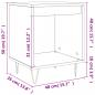 Preview: Nachttische 2 Stk. Sonoma-Eiche 40x35x50 cm Holzwerkstoff